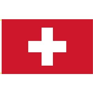 Schweiz-Flagge BGFint Schweiz Flagge 150x90cm Stoff 100g/qm