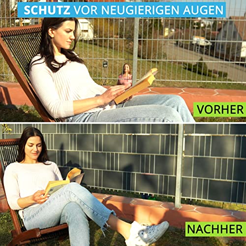 Sichtschutz Gartenwelt Riegelsberger Premiumstreifen Hart-PVC