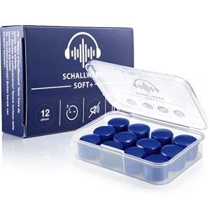 Silicone earplugs Schallwerk ® Soft+, 12 silicone earplugs