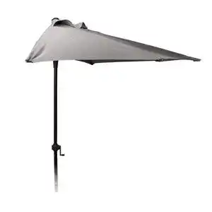 Sonnenschirm-250-cm Spetebo Halbrunder Wand Sonnenschirm