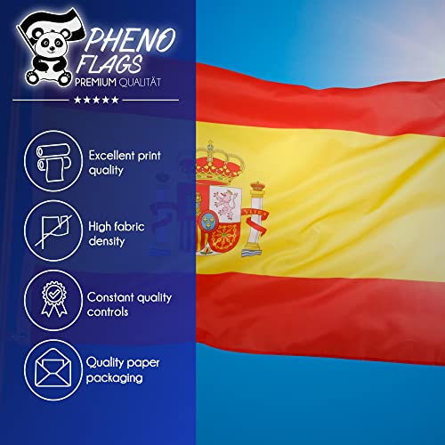 Spanien-Flagge PHENO FLAGS Spanien Flagge 100% recycelt