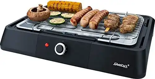 Steba-Grill Steba BBQ Tischgrill VG G20, Grillrost mit 39 x 22 cm