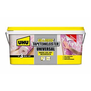Tapetenkleister UHU Fix & Fertig Kleister Universal, Eimer 2,5 kg