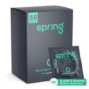 Verhütungsmittel GoSpring GoLonger Kondome 50 Stück