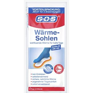 Wärmesohle SOS Wärme-Sohlen Größe M (Gr. 36-40) 1er Pack