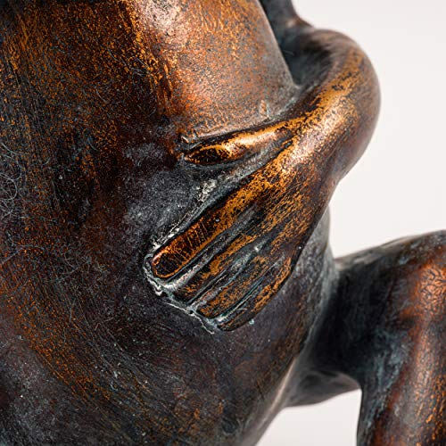 Wasserspeier Esotec Figur Froschpaar aus Kunststein