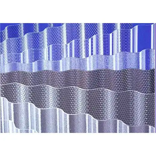 Wellplatten ACRYL – Lichtplatten Profil 76/18 Sinus, Wabe bronze