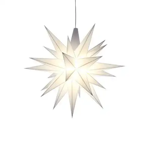 Adventsstern Herrnhuter Sterne Herrnhuter Stern A1e 13cm weiß