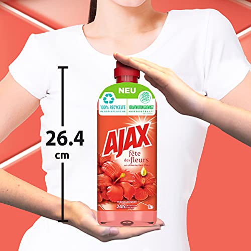 Ajax-Allzweckreiniger AJAX Hibiskusblütenduft 12 x 1L
