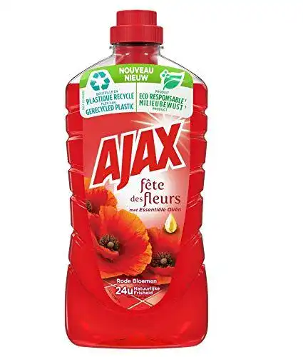 Ajax-Allzweckreiniger AJAX “Rote Blumen” 8 x 1 Liter