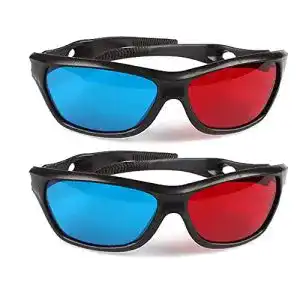 Anaglyphenbrille Hotaden Rot-Blau-Cyan-Anaglyph-einfache Art