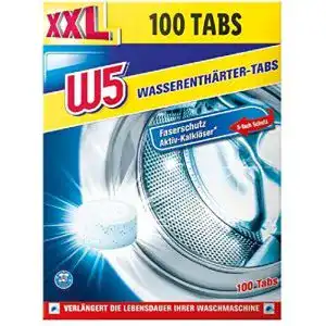 Anti-Kalk-Tabs Waschmaschine W5 100x Entkalker Tabs