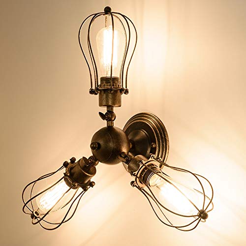 Antik-Lampe GLADFRESIT Deckenleuchte Vintage, verstellbar