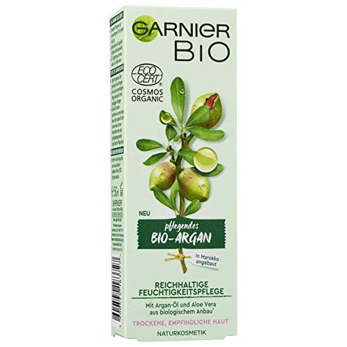 Arganöl-Creme Garnier Crème, mit Aloe Vera & Arganöl, Bio, 50 ml