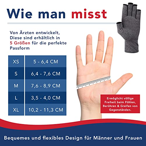 Arthrose-Handschuhe Dr. Arthritis, Handbandage, 1 Paar, M