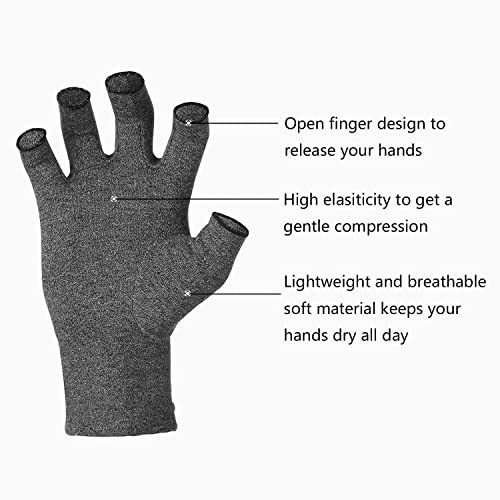 Arthrose-Handschuhe Duerer Arthritis Handschuhe, grau, M