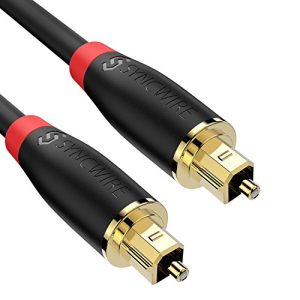 Audiokabel Syncwire Optisches Kabel Digital Toslink, 24K vergoldet
