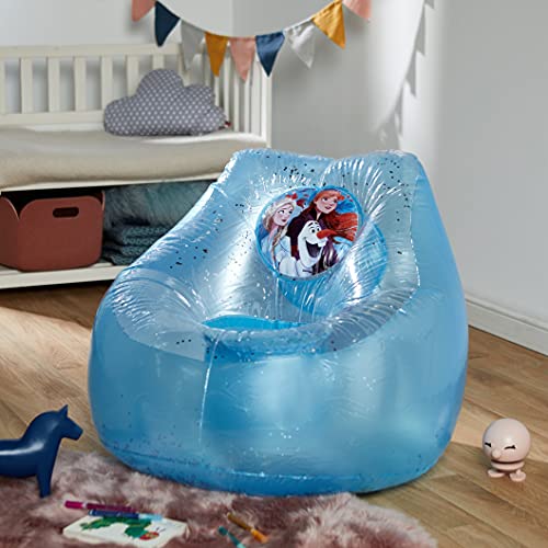 Aufblasbarer Sessel Disney Frozen Kinder Aufblasbarer Glitzerstuhl