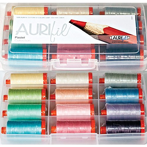 Die beste aurifil garn aurifil thread set pastel collection 50wt cotton 12 Bestsleller kaufen