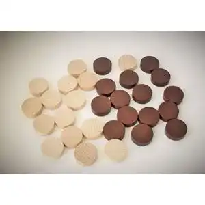 Backgammon-Steine Weible Spiele 30er-Set, Ahorn-Holz 21 mm