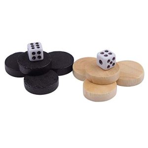 Backgammon-Steine Zerone 32 Stücke Ersatz Spielsteine