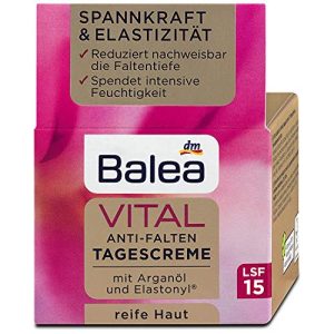 Balea-Tagescreme Balea Vital Anti-Falten Tagescreme LSF 15, 3er