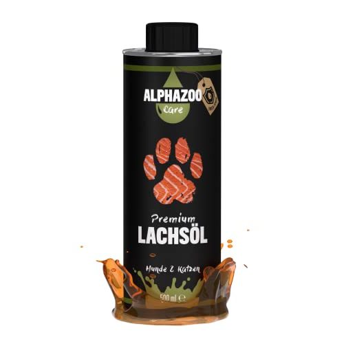 Barf-Öl alphazoo Premium Lachsöl für Hunde & Katzen 500 ml