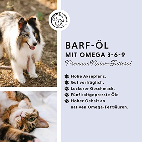 Barf-Öl Annimally Barf Öl für Hunde 500ml Barföl