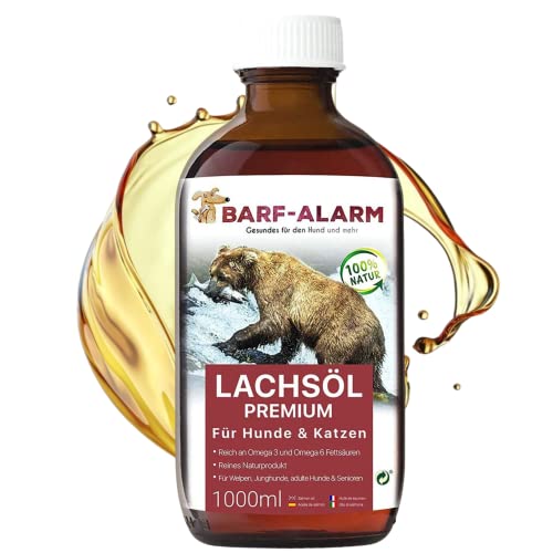 Die beste barf oel barf alarm premium lachsoel fuer hunde 1 liter Bestsleller kaufen