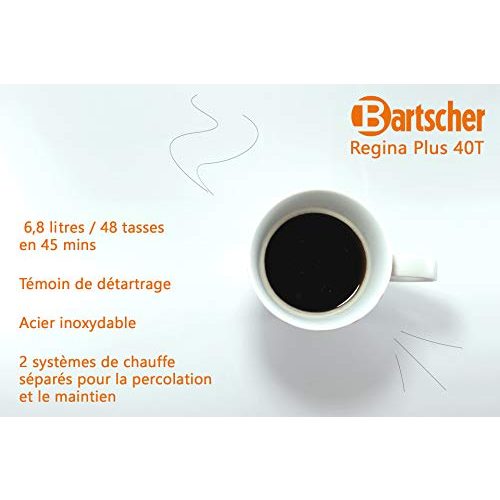 Bartscher-Kaffeemaschine Bartscher A190146 Edelstahl Regina Plus