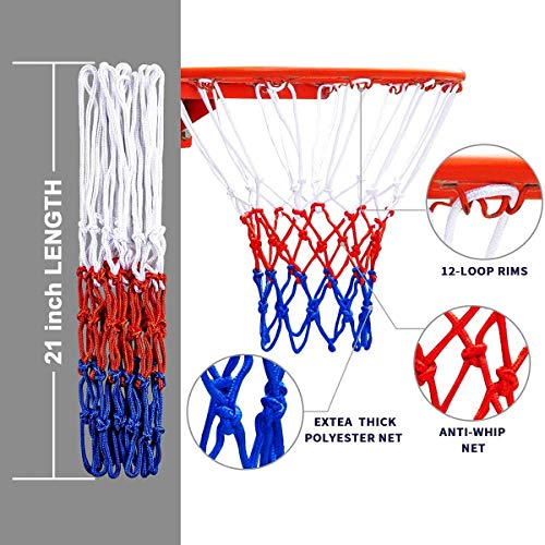 Basketballnetz Yibang, 3er-Pack professionelles Netz, Universal