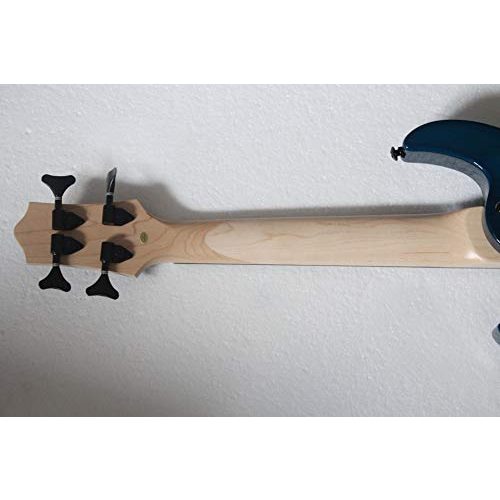 Bass-Ukulele MUSOO Mini 4String Ukulele Bass Gitarre in blau