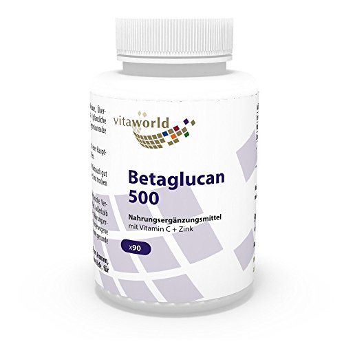 Beta-Glucan Vita World Betaglucan 500mg, 90 Kapseln