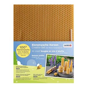 Bienenwachsplatten Glorex 6 8605 155 Bienenwachswaben im Set
