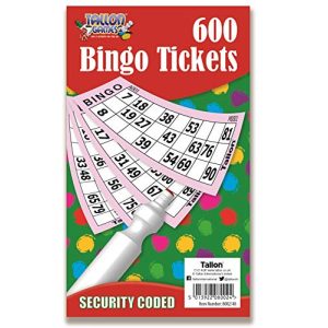 Bingo-Karten Card and Party Store 600 Bingo Tickets