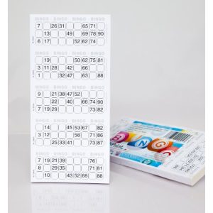 Bingo-Karten DiPrint Bingo-Ticket-Block System 15 aus 90 Kugeln