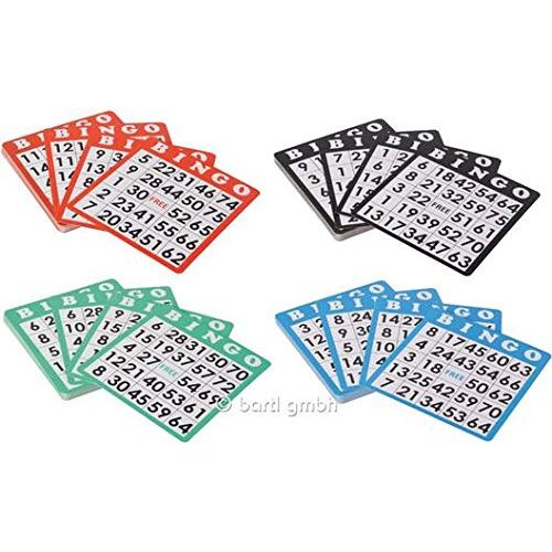 Bingo-Karten Unbekannt 100er Set, Zusatzkarten, Ersatz