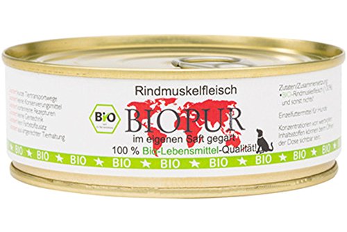 Die beste biopur hundefutter biopur 12er set bio rindmuskelfleisch 200g Bestsleller kaufen