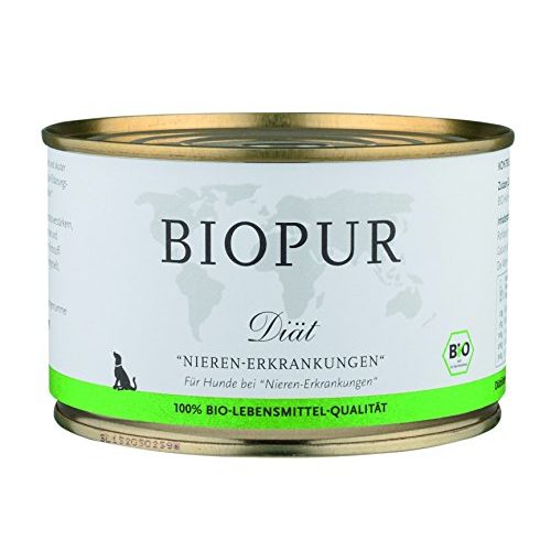 Biopur-Hundefutter BIOPUR Bio, bei Nieren-Erkrankungen 6x400g