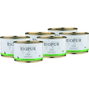Biopur-Hundefutter BIOPUR Bio bei Übergewicht, 6x400g