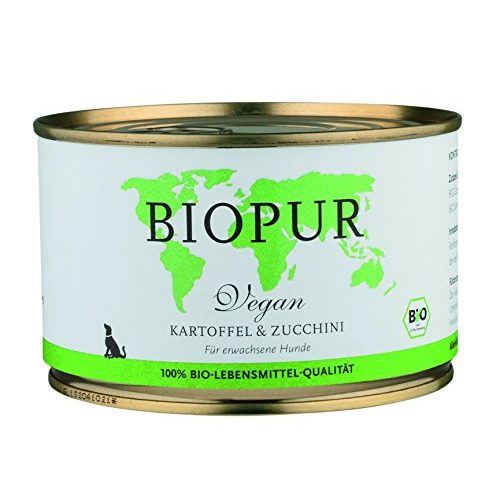 Biopur-Hundefutter BIOPUR Bio Vegan, Kartoffel & Zucchini 12x