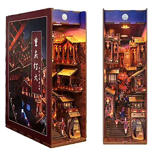Book Nook BKONF mit Induktionslicht + Exquisite Geschenkbox