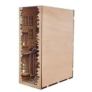 Book Nook suruim Holz Diagon Alley Kit Buchstütze Ständer
