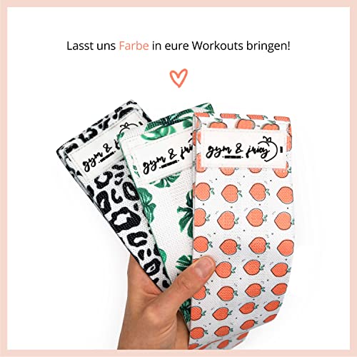 Booty-Band gym & juicy ® Booty Bands aus Stoff, 3er Set