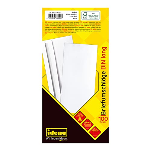 Briefumschlag Idena 10224 – Briefumschläge DIN lang, 75 g/m²
