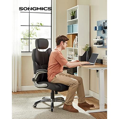 Bürostuhl günstig SONGMICS Bürostuhl, ergonomischer Drehstuhl
