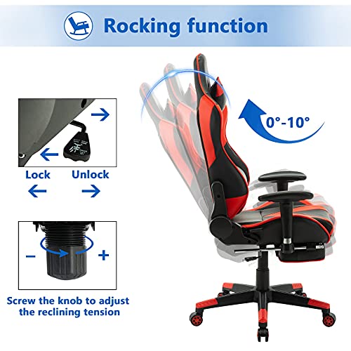 Bürostuhl günstig WOLTU ® Racing Stuhl BS20rt Gaming Stuhl