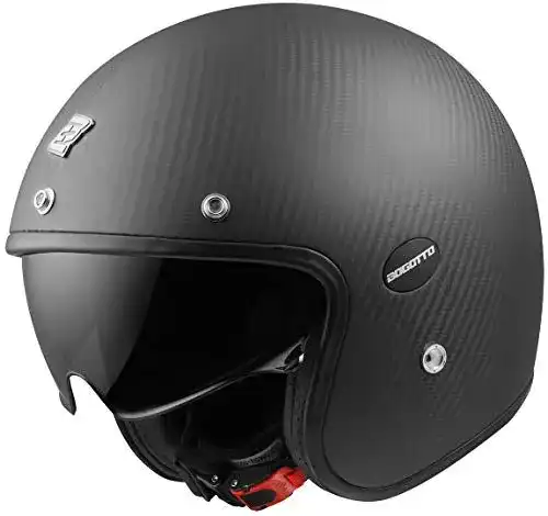 Carbon-Motorradhelm Bogotto V587 Carbon Jethelm