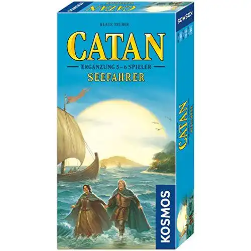 Die beste Catan-Spiel Kosmos 694517 Seefahrer Ergänzung für 5 - 6 Spieler 2026 Test Bestseller Catan-Spiel Kosmos 694517 Seefahrer Ergänzung für 5 – 6 Spieler