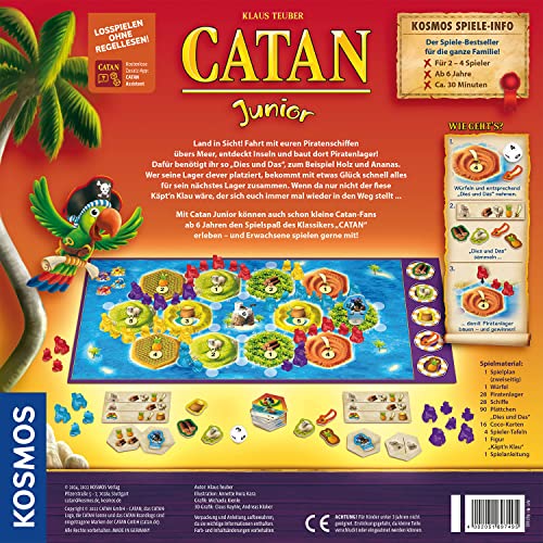 Catan-Spiel Kosmos 697495 Catan Junior, für Kinder ab 6 Jahre